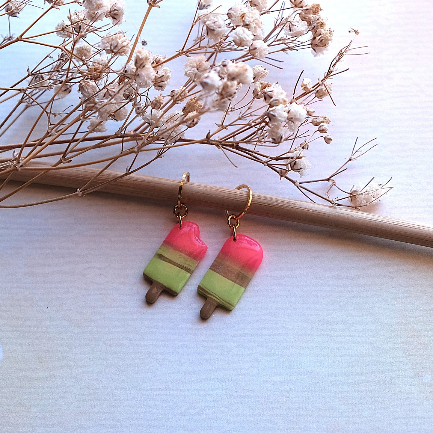 Glaces: Fraise -Pistache