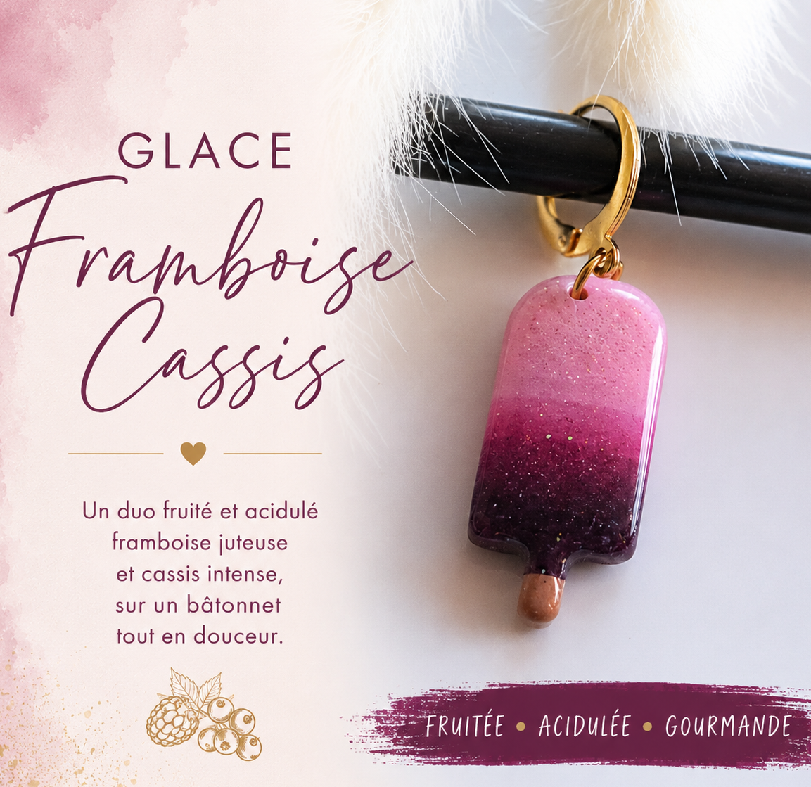Douceur framboise - cassis