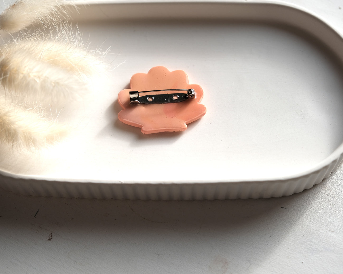 Broche Coquillage pailletée