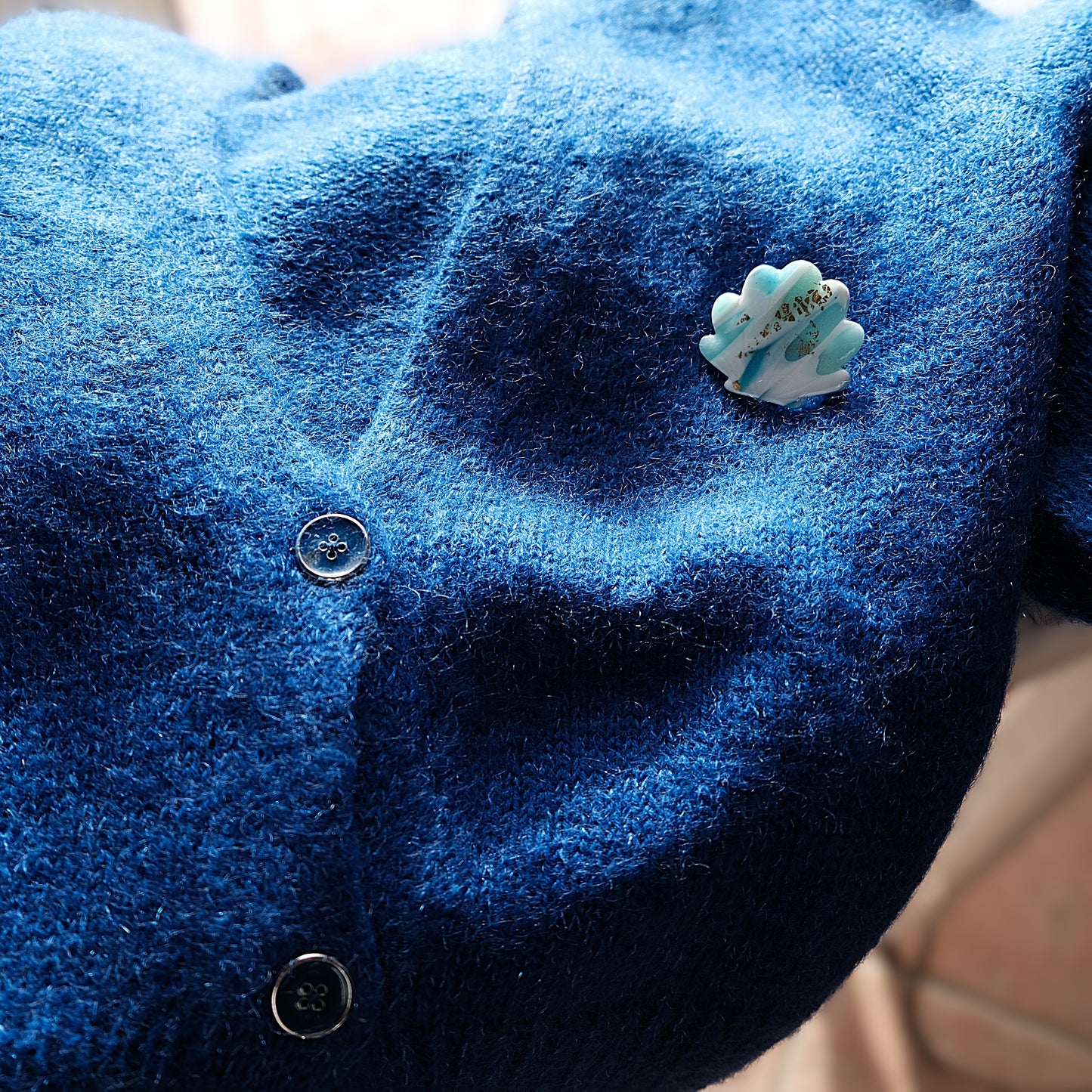 Broche Coquillage Brise Marine