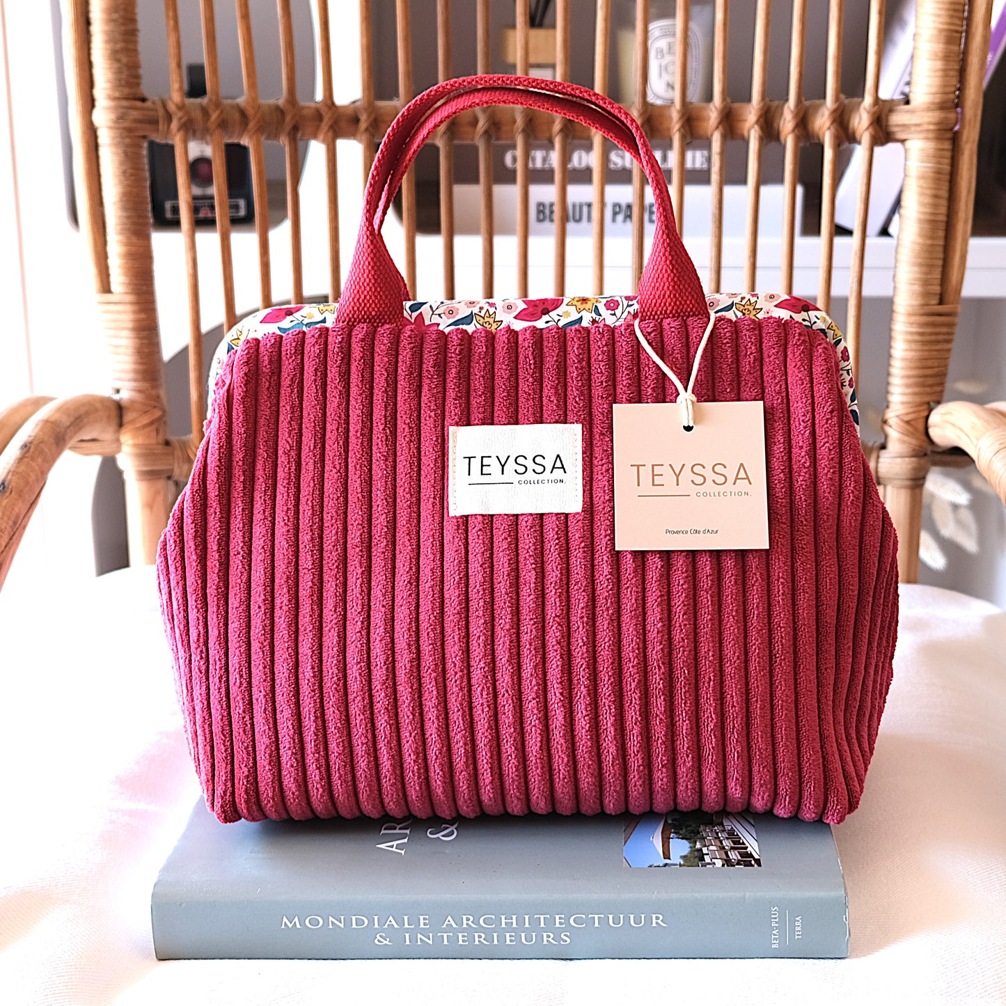 Arsène - Le sac magique rouge/framboise